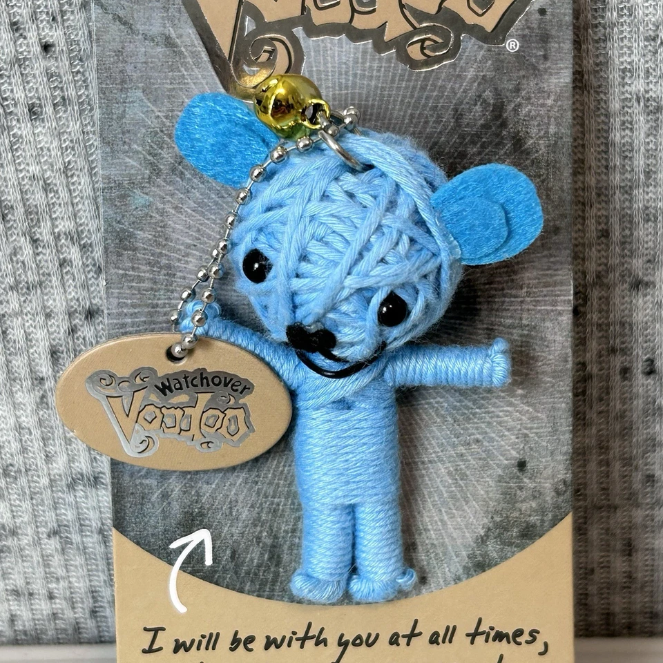 Llavero con dije de muñeca vudú Watchover MASCOT FOR LIFE - Talismán de la suerte - Nuevo con etiquetas Foto 2 de 4