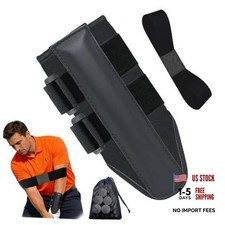 Golf Swing Trainer with Wrist Brace Arm Band, Golf Wrist Swing Training Aid