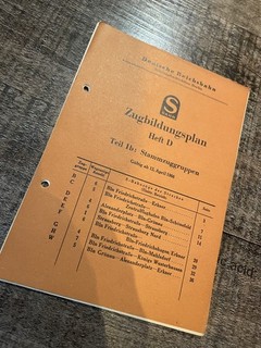 Zugbildungsplan Heft D1b 1966 S Bahn Rbd Berlin Reichsbahn Buchfahrplan Ringbahn