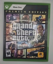 Grand Theft Auto V Premium Edition GTA 5 - Xbox One Complete XB1 W/ Map CIB