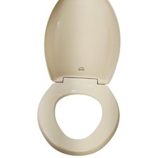 Bemis 1200SLOWT068 Classic Colors Elongated Closed Front Toilet Seat -Fawn Beige