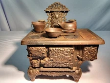 Antique Acme Cast Iron Stove Salesman Sample for parts or repair