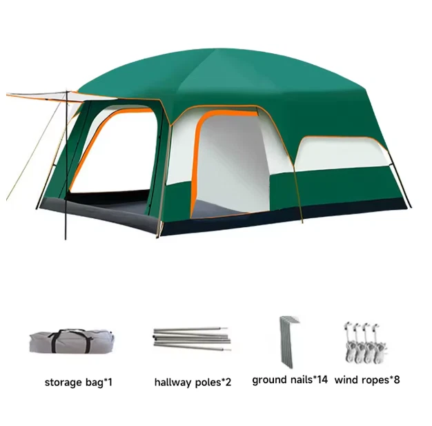 2-4 Person Family Camping Tent,Sunshade Waterproof PU Coating Tent with Vestibul
Opens in a new wind