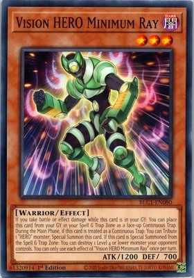 Vision HERO Minimum Ray 1st Edition Common BLC1-EN080 NM