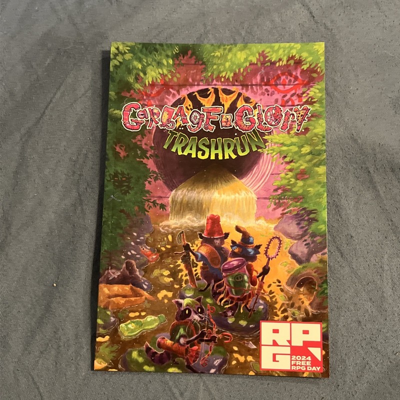 Garage of Glory, Trashrun, Rules + 6 adventures, +OneSystem, RPG 2024 Free Game