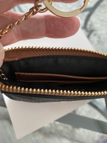 BNWT Dune London Tan/Beige/Black Small Wallet Coin and Key Chain Purse - Picture 8 of 10