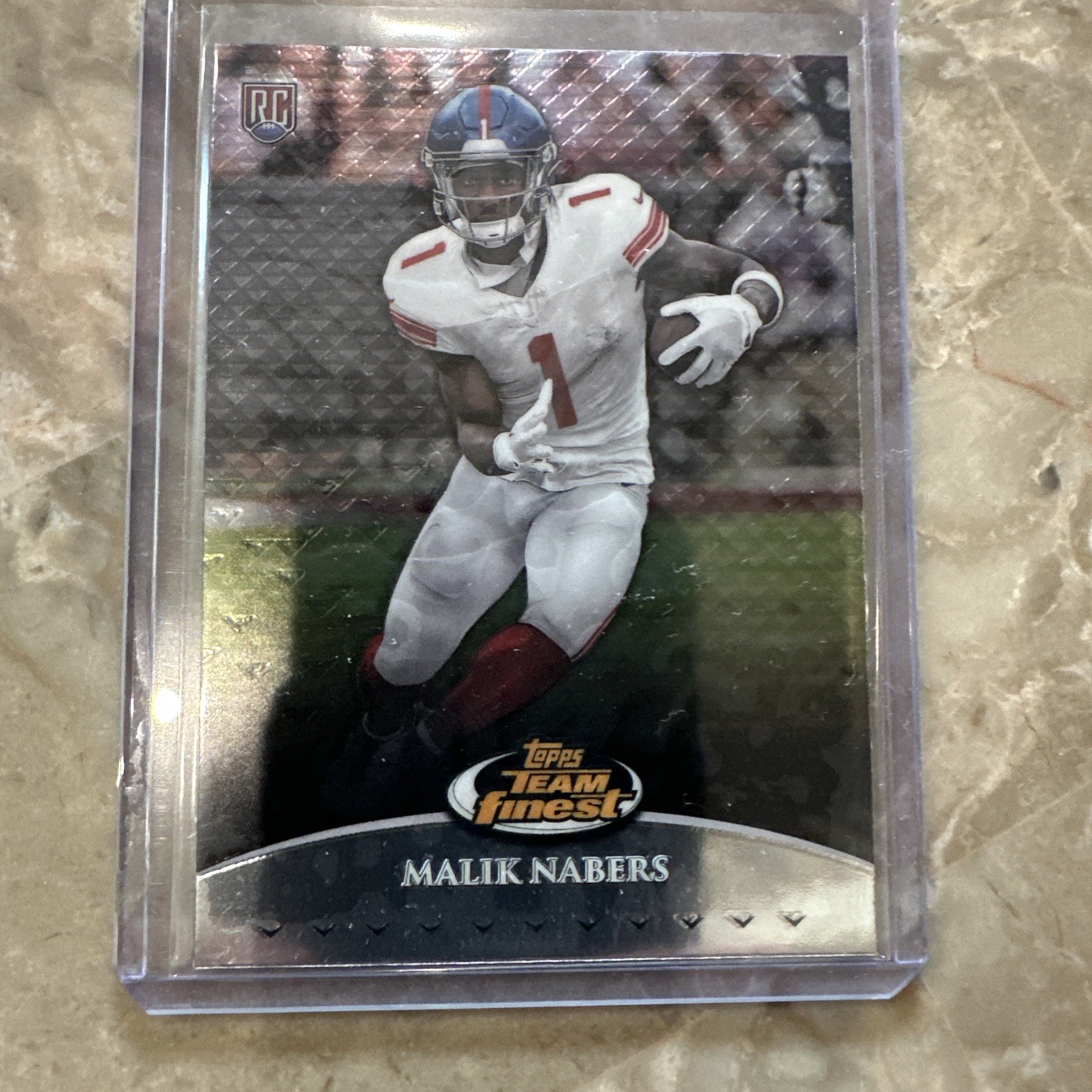 Malik Nabers Topps Finest Team Finest #TF7 Refractor