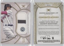 2018 Topps Definitive Collection Jumbo Relic /40 Andrew Benintendi #DJRC-AB