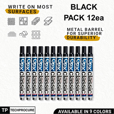 GP-X Industrial Classic Paint Marker: 12 Pack - Diagraph MSP: Choose Your  Color