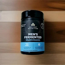 🌞 Ancient Nutrition MEN'S FERMENTED MULTIVITAMIN 60 Capsules Exp: 03/27