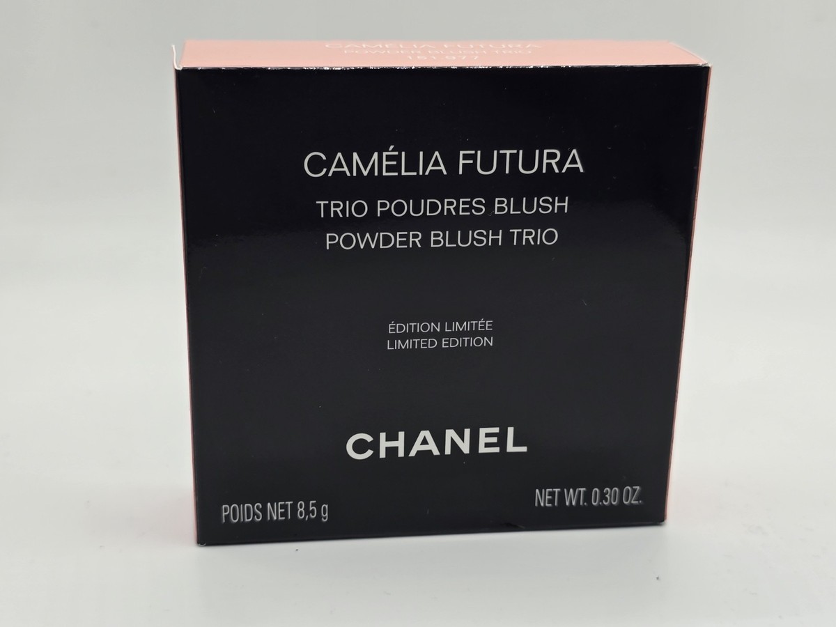 Chanel 2025 Limited Edition Camelia Futura Powder Blush Trio NIB