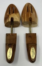 Woodlore Mens Cedar Shoe Trees Large LG Split Toe Shapers Made in USA