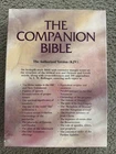 Companion Bible: King James Version, Black, Bonded Leather