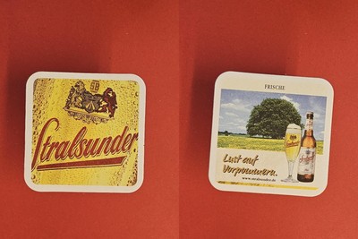 Stralsunder Lust auf Vorpommern Brauerei Bierdeckel Bier