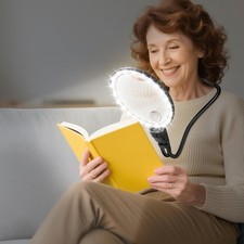 10X 30X Large Magnifying Glass with Light for Reading, Hands Free Magnifying ...