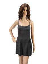 Honey Punch Sleeveless Plaid Mini Dress Women's Size S
