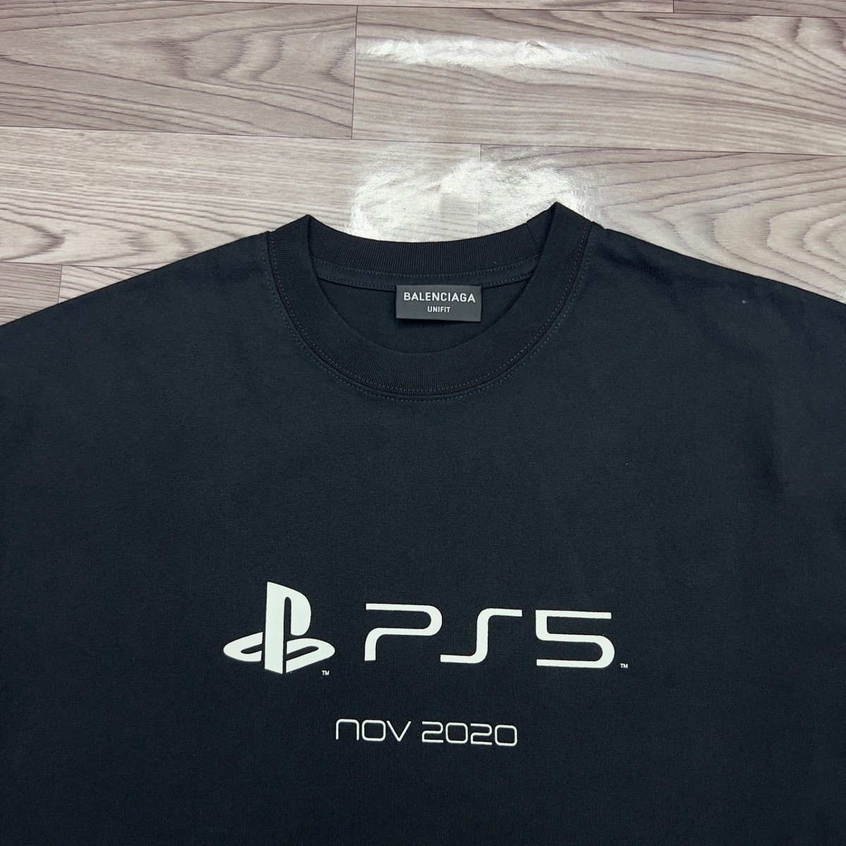 Balenciaga PlayStation Printed Cotton Jersey T-Shirt Size S | eBay