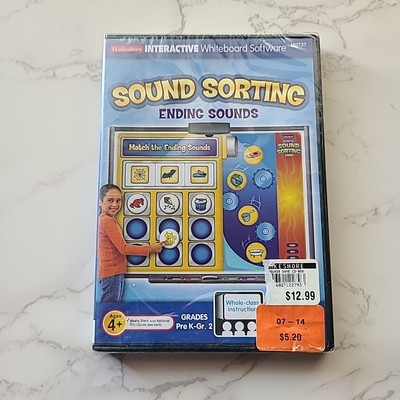 Sound Sorting Ending Sounds Interactive Whiteboard Software NEW PC kids Games