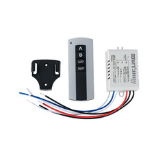 220V Wireless 2 Channel ON/OFF Remote Control Switch Receiver Transmitter for La