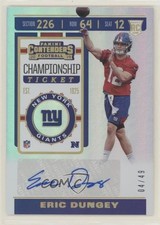 2019 Panini Contenders Rookie Championship Ticket 4/49 Eric Dungey #230 Auto 2r7