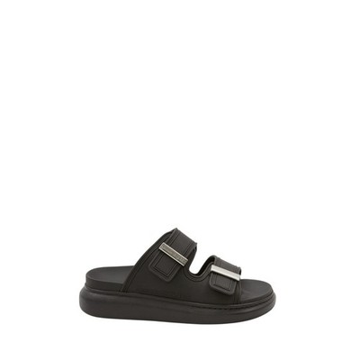 Alexander McQueen NIB Hybrid Runner Flat Slide in Black Size 40