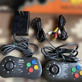 SNK Neo Geo CD CD-T01 Console Complete Set Black Tested Used Japan With Box