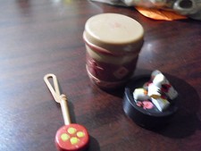 Lot of Vintage 1970s Lone Ranger Action Figure Accessories Camp Fire Drum