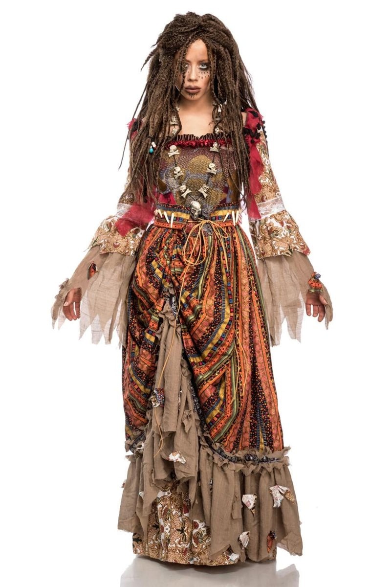 Piratenkapitän Kostüm-Set – Bandana, Augenklappe, Ohrringe Für Halloween & Cosplay (6-teilig)