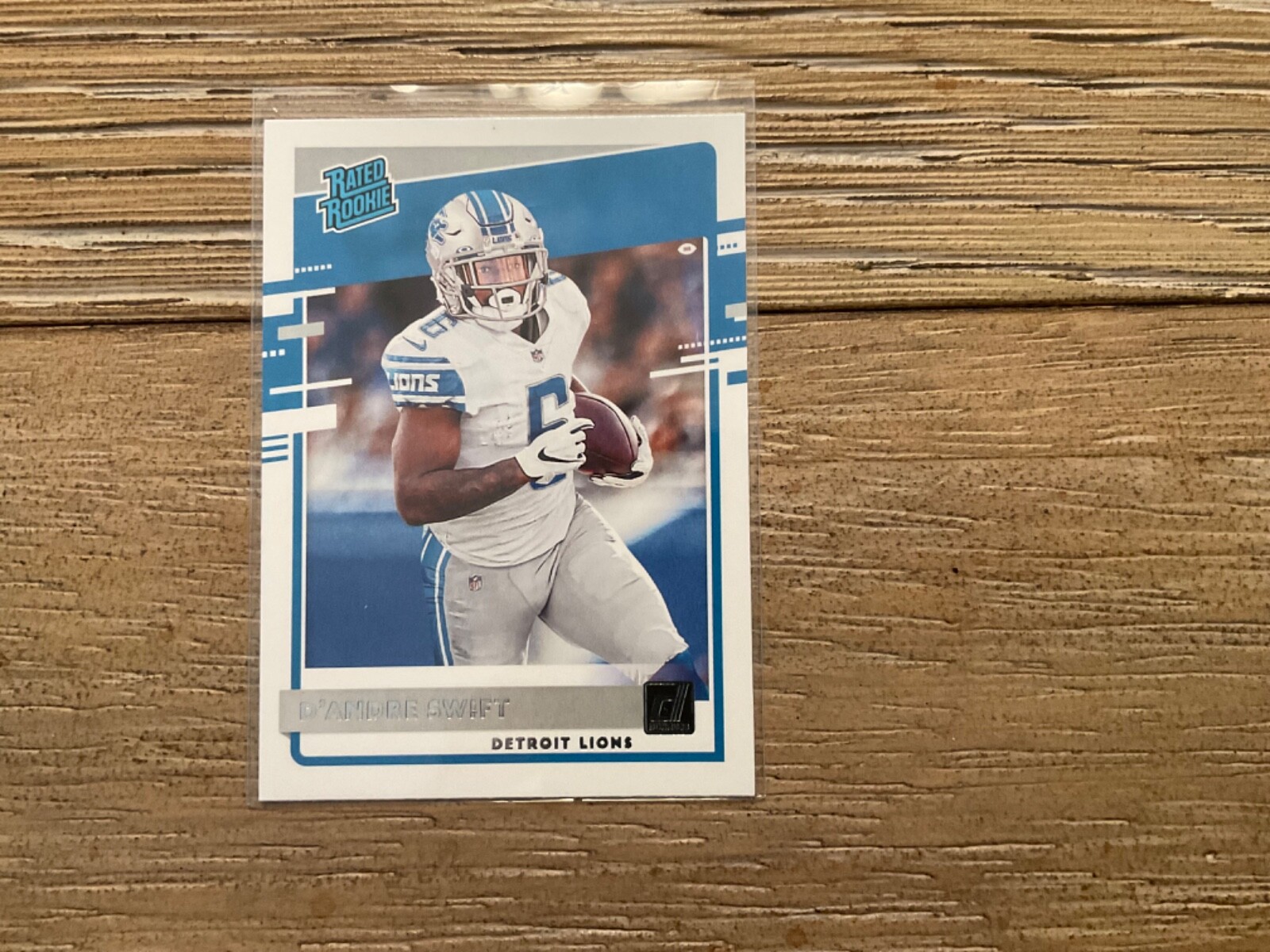 2020 Panini Donruss Football D'Andre Swift Rated Rookie #309 Detroit Lions