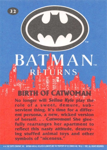 1992 TOPPS BATMAN RETURNS PICK-A-CARD 1-88 BASE OR STADIUM CLUB A-J OR WRAPPER - Picture 66 of 198
