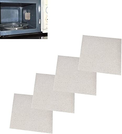 12 Placas De Mica Para Microondas - 11x10 Cm - Aislante Y Protectora - Reutilizable - Para Reparación
