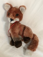 Vintage R. DAKIN  CO. 1982 12" Plush Fox Stuffed Animal Orange Fox Toy