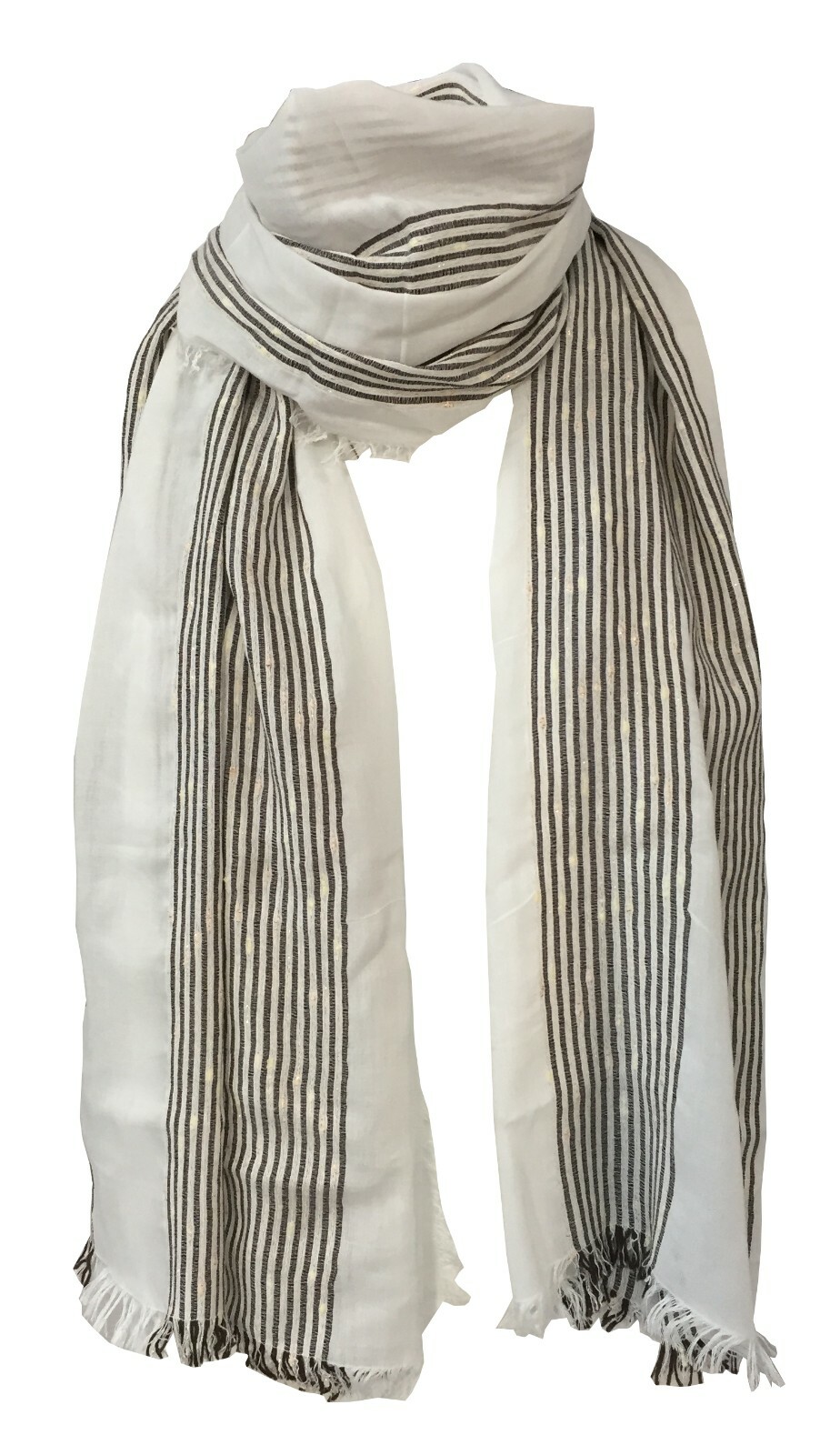 СКРОМНОСТЬ 1949, платок donna écru/moro, мод HB1190, СДЕЛАНО В ИТАЛИИ