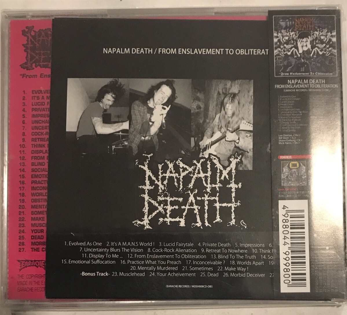 Napalm Death - From Enslavement To Obliteration CD 2013