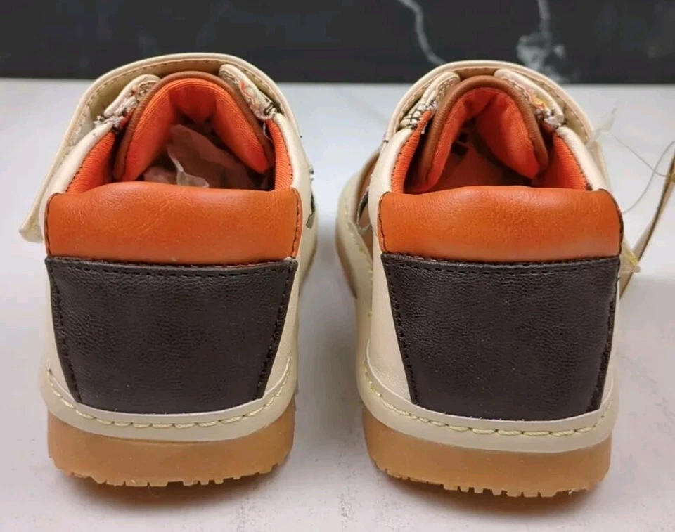 Tenis Little Blue Lamb para niño pequeño, beige/marrón/naranja, talla 7 Foto 4 de 4