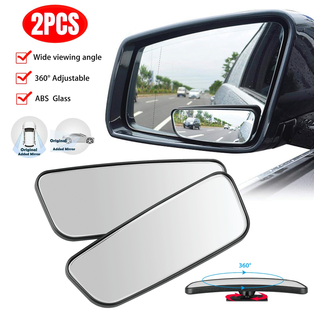 Goodyear Gy905512 réglable Blind Spot bâton tournant à 360
