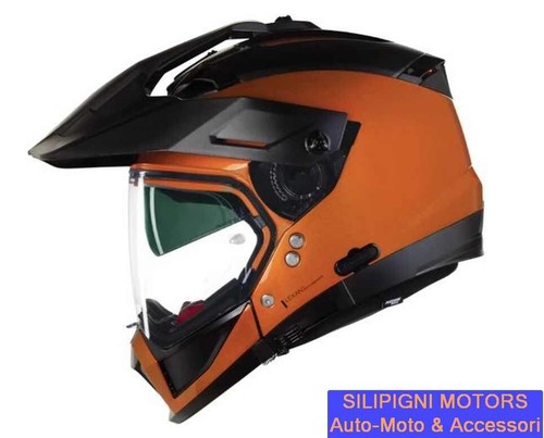 Casco CROSSOVER NOLAN N70-2 X 06 CLASSICO NOBILE 318 Ocra/Nero - Foto 1 di 12