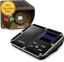 Solar Driveway Alarm Wireless outside 1800Ft Range, Outdoor Motion Sensor & Dete