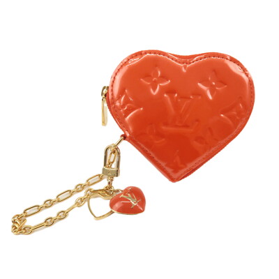 Louis Vuitton Monogram Vernis Porte Monnaie Coeur M93658 Auth Used