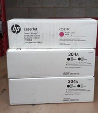 GENUINE OEM SEALED HP LASERJET 304A CC530AD, CC531AC, CC532AC,CC533AC TONER QTY