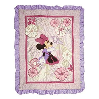 Disney: Minnie Maus - Lila Schmetterling Träume Gesteppt Aufnäher Babytröster