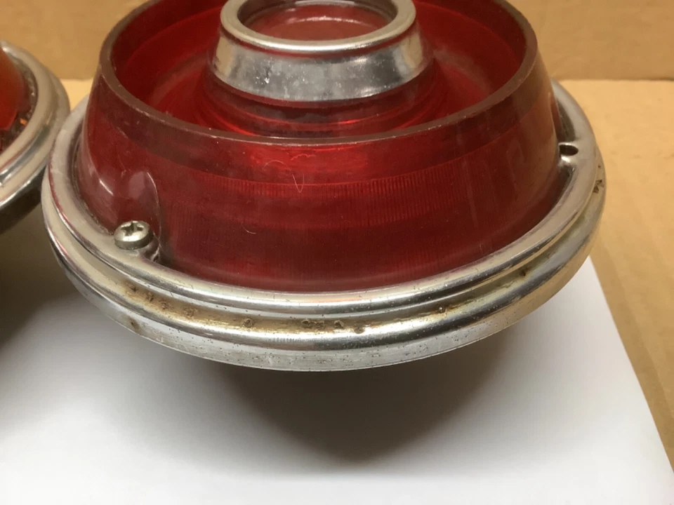 65 66 Vintage CHEVY CORVAIR MONZA LANTERNA TRASEIRA E LUZ DE RÉ Conjunto MUITO RARO - Imagem 4 de 4