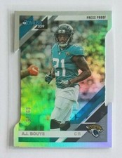 A.J. Bouye (Jags)2019 Donruss football Press Proof SILVER DIE CUT (only 75 made)