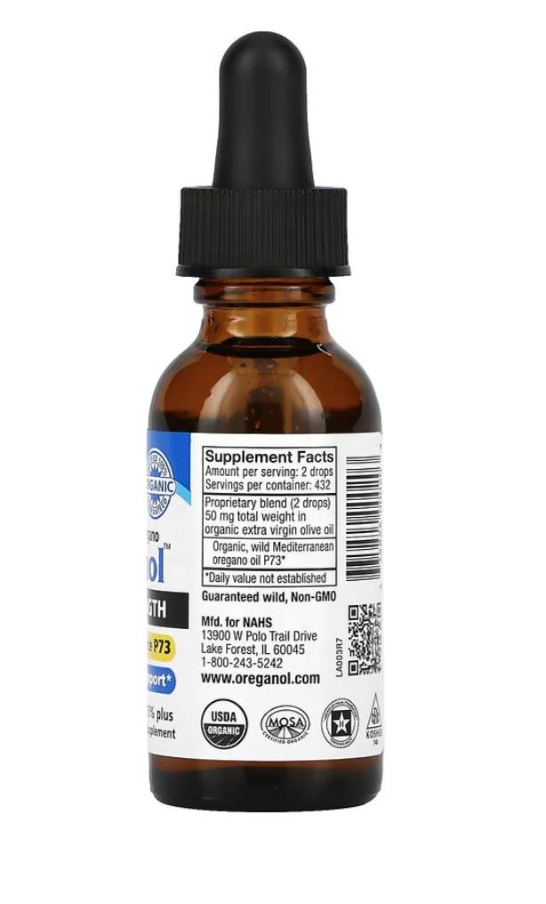 North American Herb Oreganol P73 Super Strength Oil of Oregano 1 FL Oz