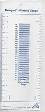 Showgard Perforation Gauge Ruler And Mount Size Chart