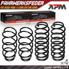 4x Fahrwerksfeder Vorne Hinten L + R für Skoda Fabia I II Combi 6Y5 545 Kombi