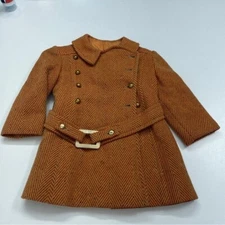 Rothschild youth vintage pea coat orange 2299
