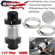 53263 Inline Coolant Filter 1 12 In. Od Black In-line Coolant Filter For 1 12