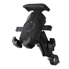 Shock-absorbing Motorcycle Phone Holder 3-Jaw Holder One-Touch Shrinkable Holder
