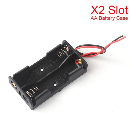 For 2X Series AA Batteries 3V Battery Holder Case Box with 4" Wire Leads 10Pcs - Picture 8 of 8